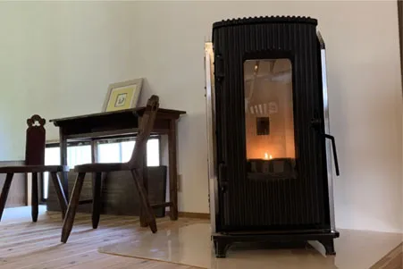 断熱工事（ペレットストーブ）