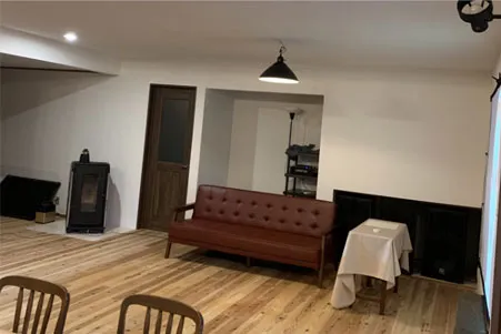 断熱工事（ペレットストーブ）